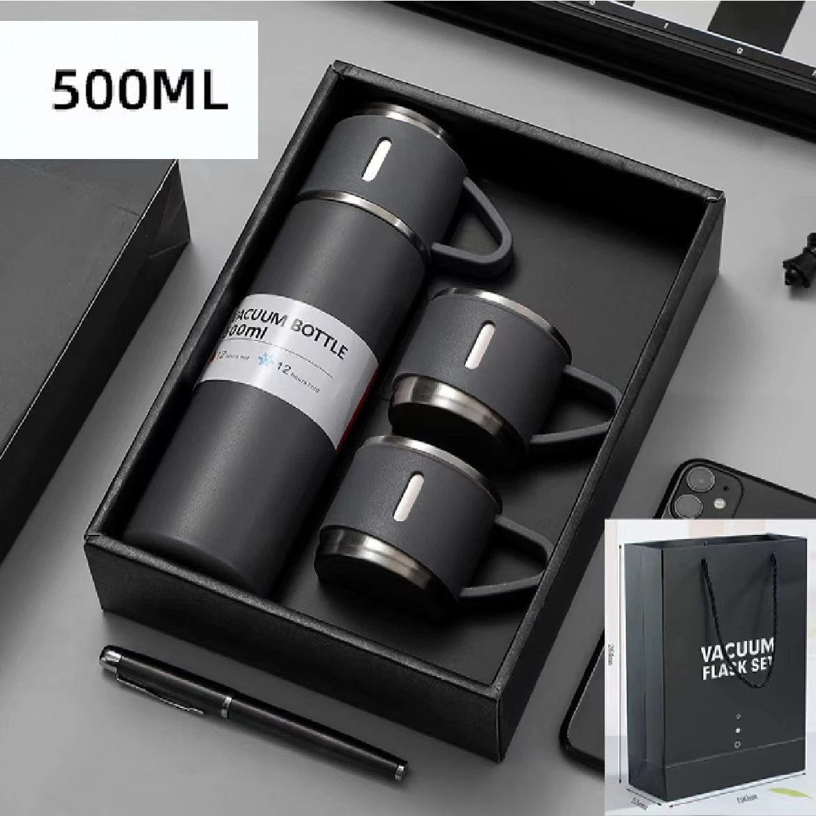 Wholesales Items Office Water Bottle Coffee Cup Kit Staff Promotional business Gift