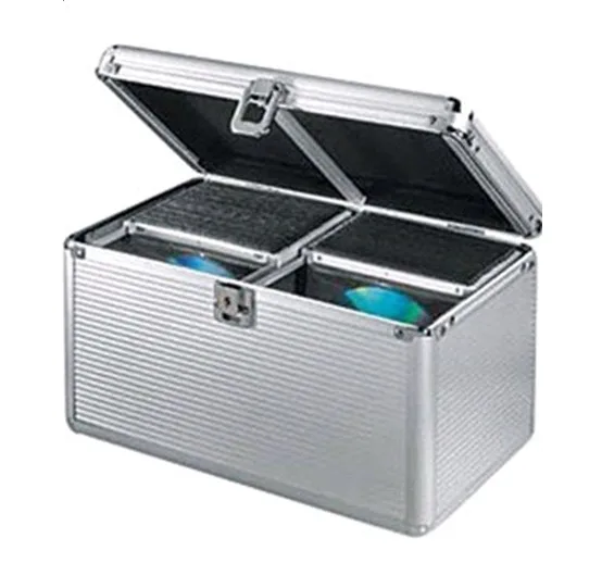 Aluminum 200 CD DVD R Media Storage Case Holder for DJ