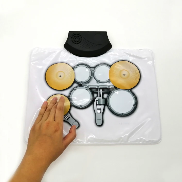 Hot selling Creative Puzzle Toys Baby Play Electronic Music Mat   Drums Set for early learning best gift for Christmas