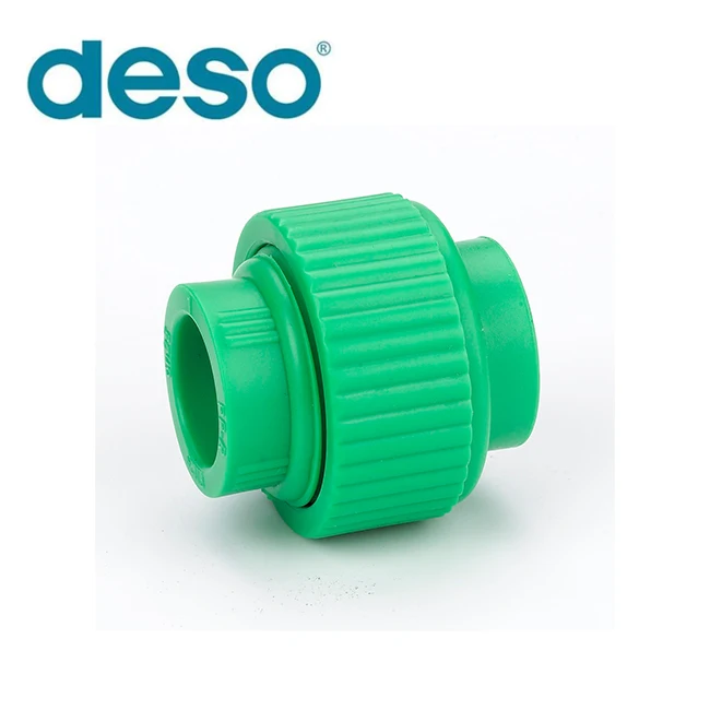 DESO ISO Weld Connection Head Bushing Quick Coupling Tee Elbow Union All Types PPR Plastic Plumbing Casting Pipe Fittings