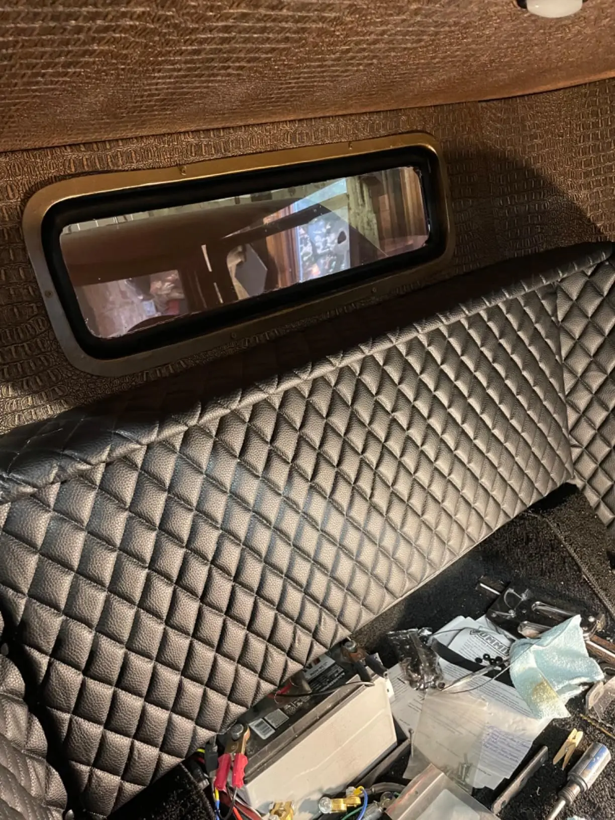 Стеганая подкладка из пенопласта