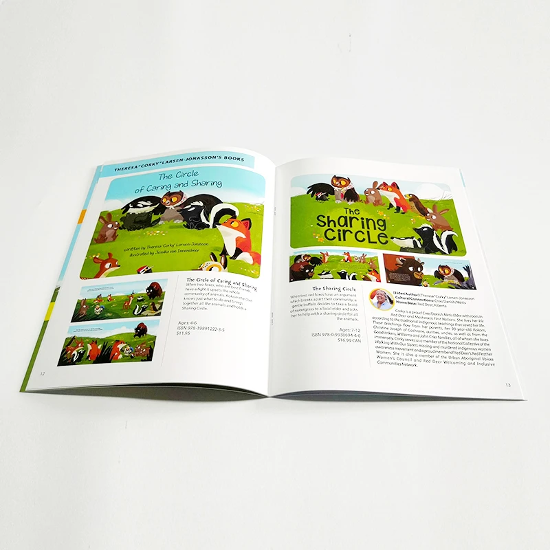 Medicine Wheel Education Catalogue Customization Flyer Catalog Booklet Brochure Printing