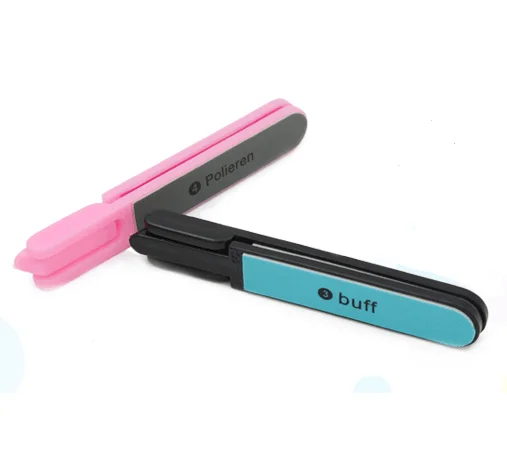 Amazing Handy Size Soft EVA Material 4 Steps Folding Beauty Nail Care Art Polish Buffer Blocks