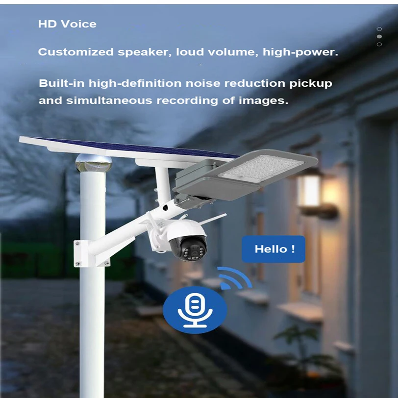 DURESOLAR 4G CCTV Solar Camera 360 Degree Rotate Outdoor Security Street Light 200/150W Power Supply DC Battery Garden Road lamp