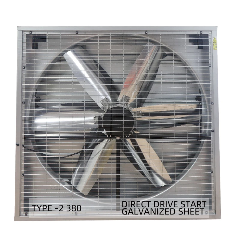 Осевой настенный промышленный вытяжной вентилятор для домашней птицы