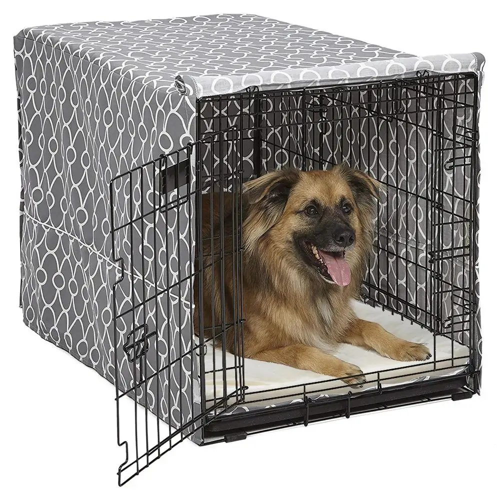 
Orthopedic Puppy Bed With Detachable Cover Large Cushion Dog Cage Mat 