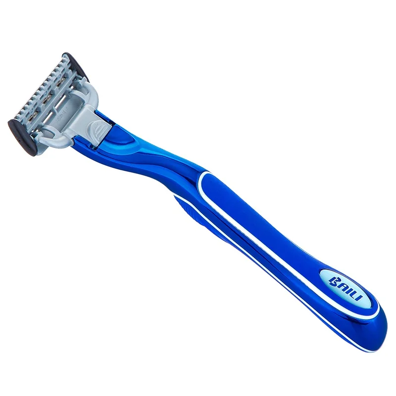 Custom manufacturers Stainless safety triple edge Blade men shaving metal razor
