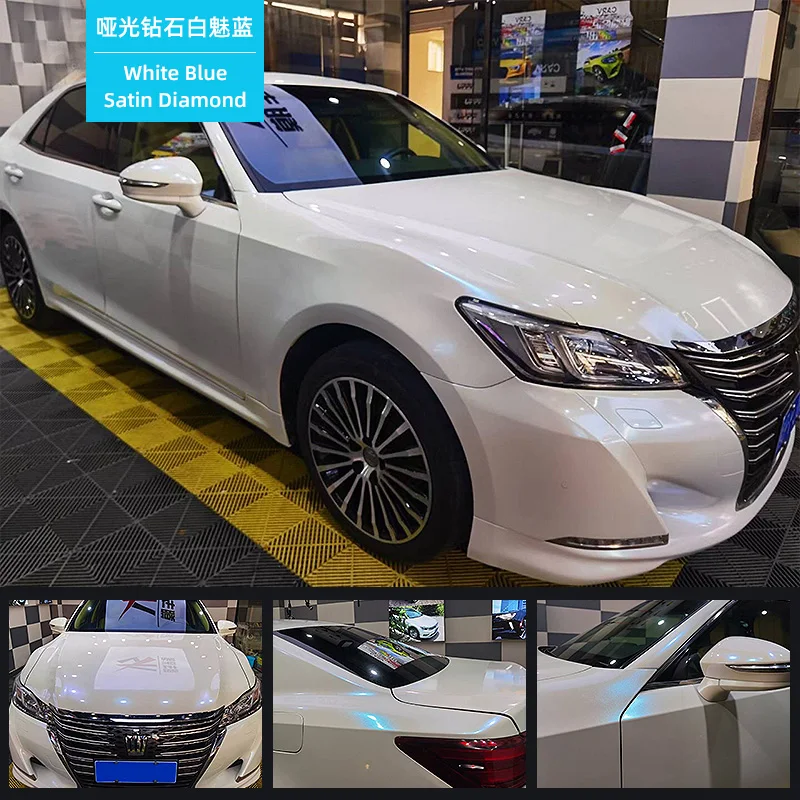 SCHANLEY Matte Chameleon Purple Blue Porcelain Manufacturer Auto Foil Vinyl Car Wrap Matt Diamond Purple Charm Red Car Protector