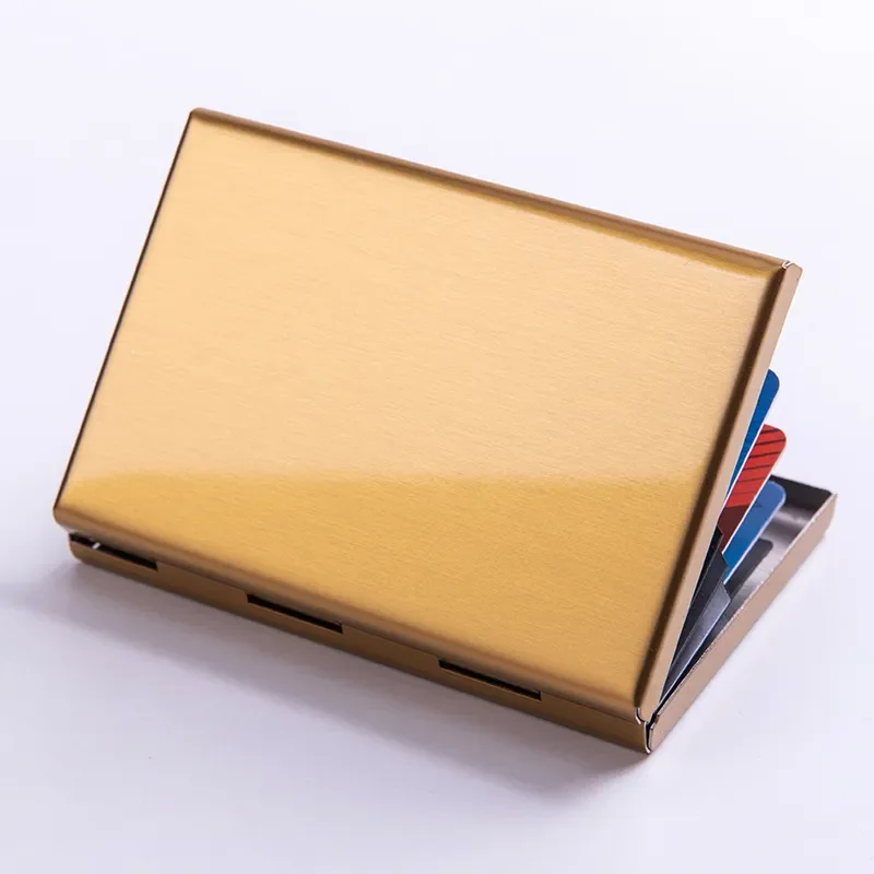Protected Slim Stainless Steel Debit/Credit/ATM Slots 6 Card Holder 8 Slots Cardholder 10 Cards Holder