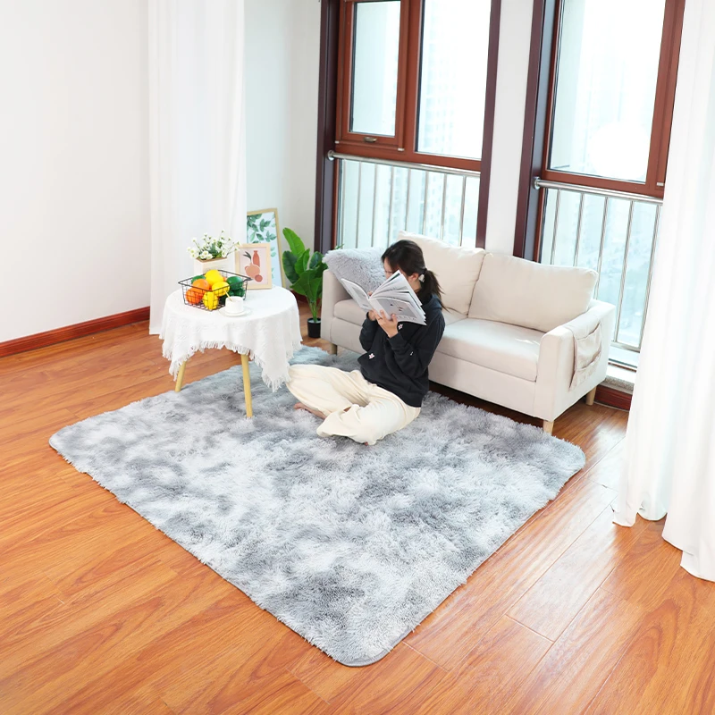 cheap price rugs for living room long pile comfortable wool carpet shaggy floor rugs