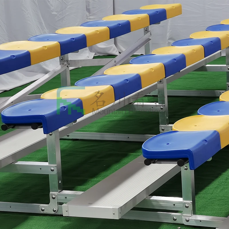 Outdoor event gym aluminum bleachers folding bleachers