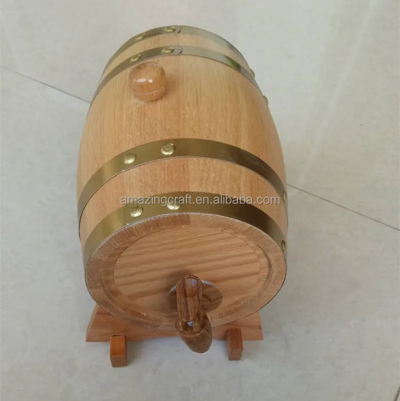 Handmade Round Shape Barrel Wooden Cutlery Spoon Fork Holder Kitchen Utensil Tool Organizer Stand Customized Wholesale