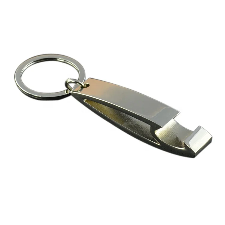 High Quality Metal Beer and Can Opener Keychain With Print Lane Security Logo