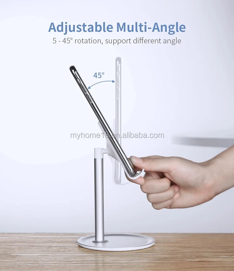 Telescopic Foldable Desktop Holder Aluminum Alloy Support for Mobile Phone For Desk Tablet Bracket Stand