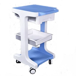 New arrival Beauty trolley Cart Computer  New Trolley Design Simple OEM Hospital Furniture Adjustable medical Trolley