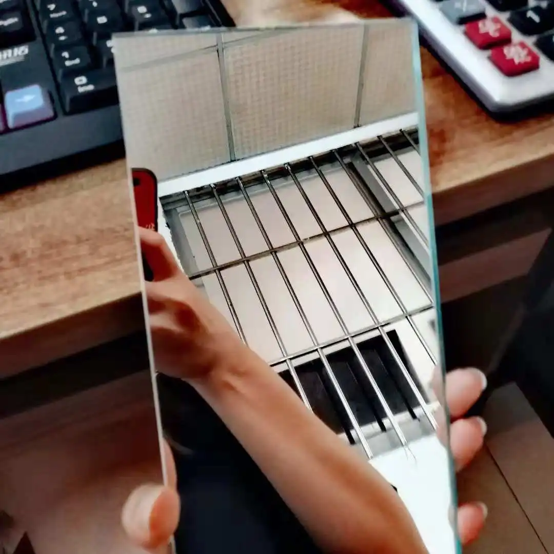 Custom High Quality  3mm 4mm mirror tray glass home rectangle glass mirror