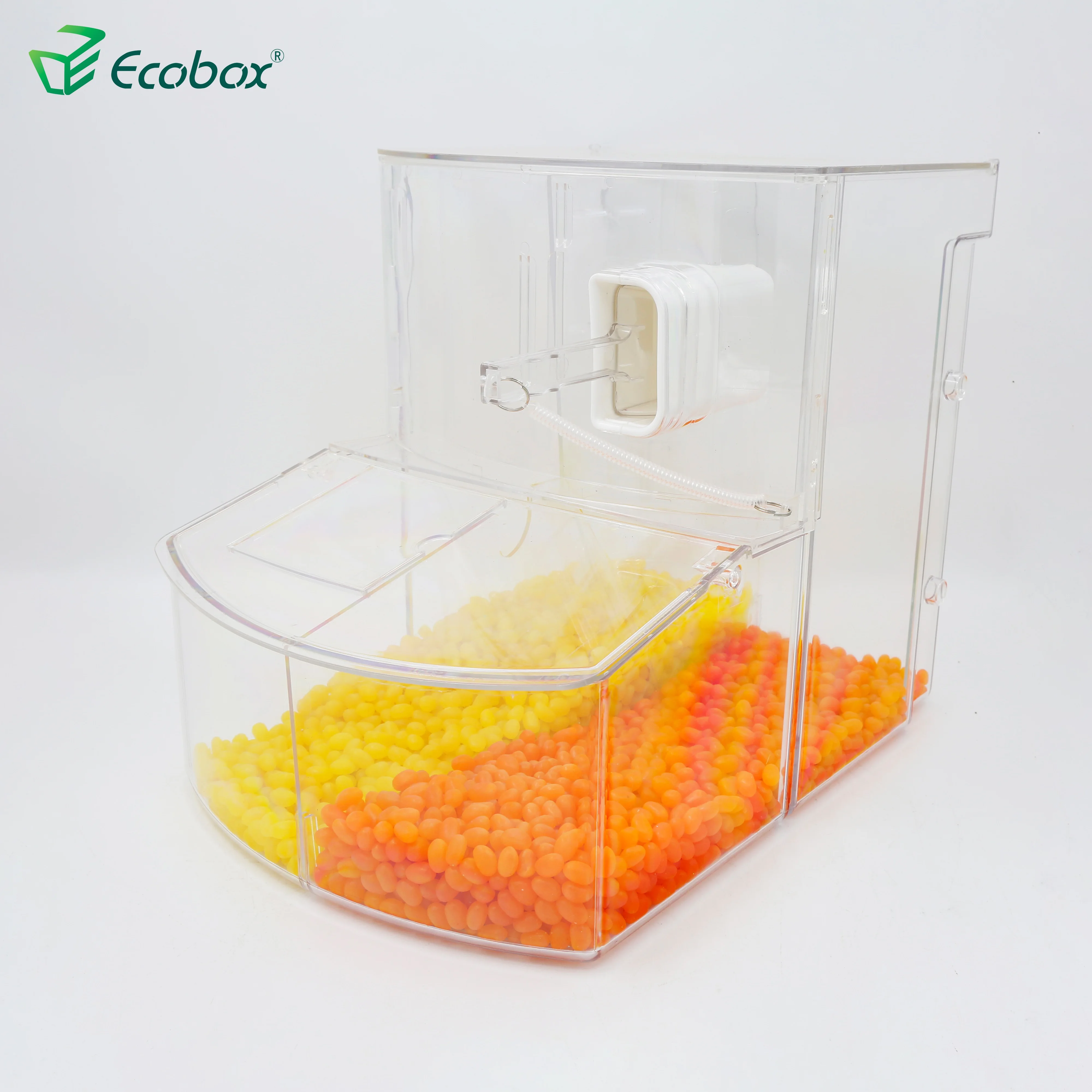 
retail shop candy storage bins cereal box bulk food bins for supermarket 