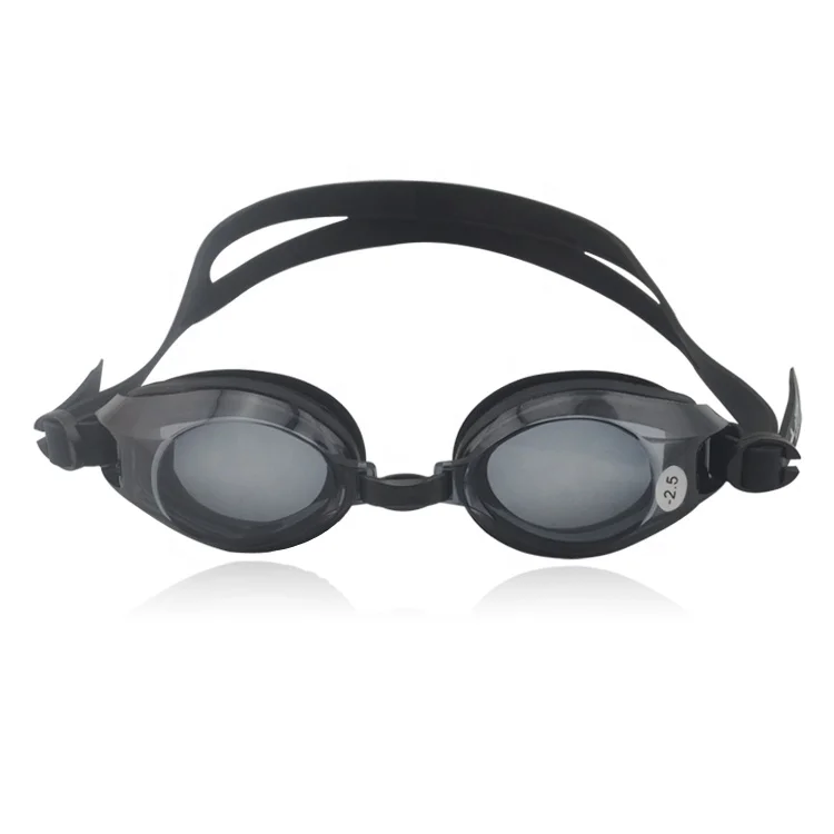 myopia swim goggles with silicone strap factory China