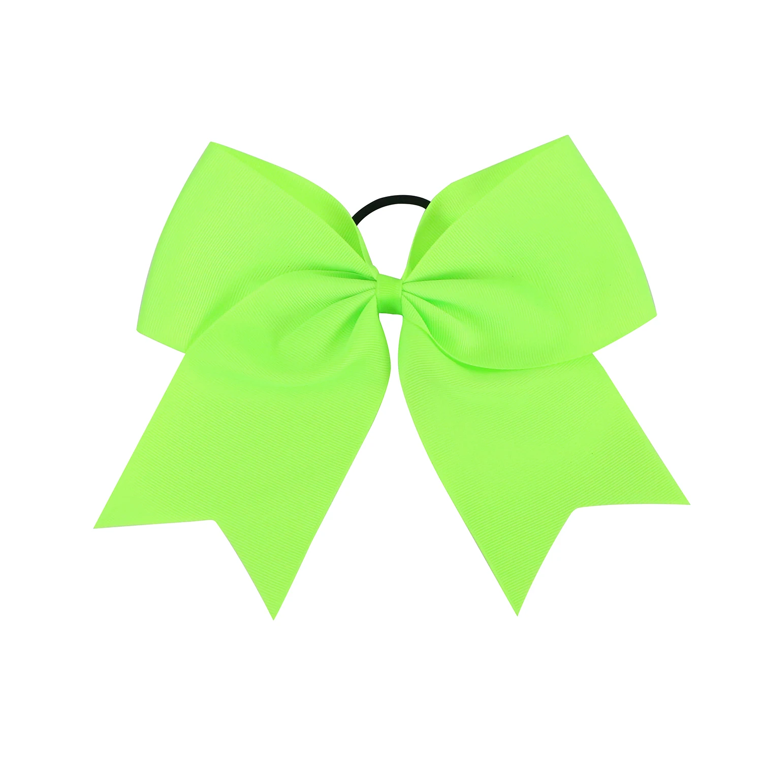 MIDI Factory Wholesale Customized Bows with Elastic Band Wholesale Ribbon Cheerleading Hair Bow Ponytail Holder for Girls