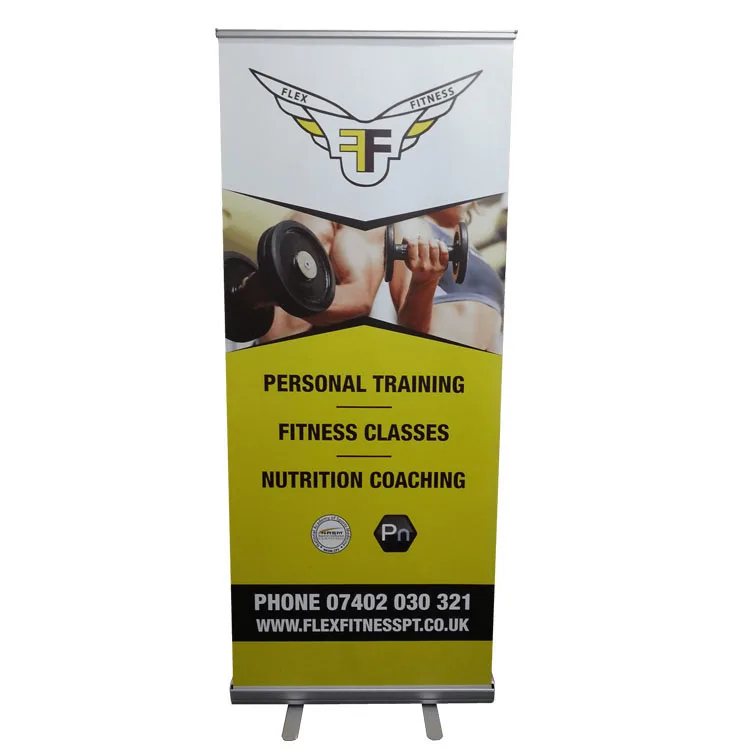 Выдвижной переносной рекламный баннер