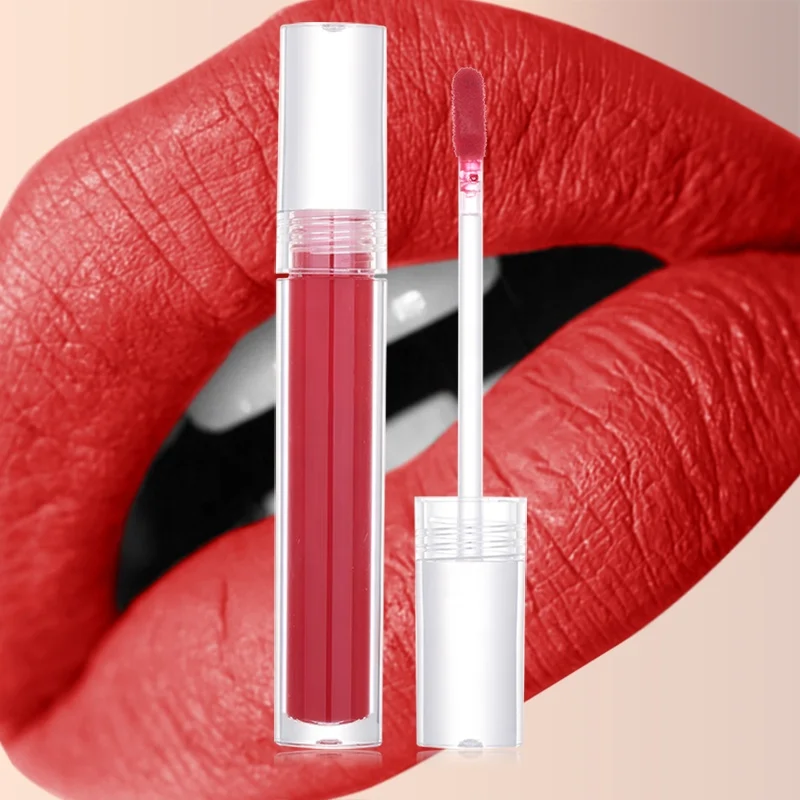 F55 Matte Liquid Lipstick Waterproof Velvet Lipsticks Long Lasting Cosmetic Lipstick Creamy Makeup Wholesale