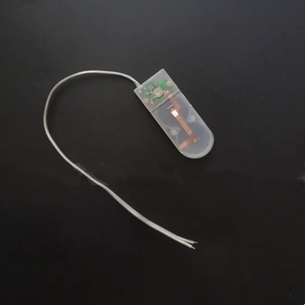 Double CR2032 6V  Battery Holder with Button Switch, wire leads and 3 Phases Fast Flash Slow Flash and Solid