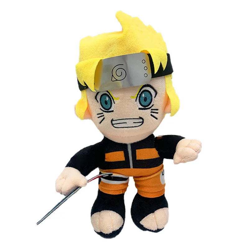 HWL Cute Japanese Anime Narutos Plush Toys Uzumaki Doll Hatake Kakashi Uchiha Sasuke Doll Uchiha Itachi Doll Pillow Plush Toys