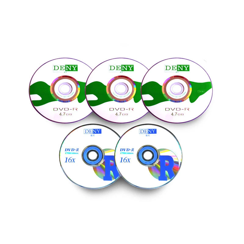 50 shrink wrap package printing dvd disk with 16x manufacture wholesale blank dvds
