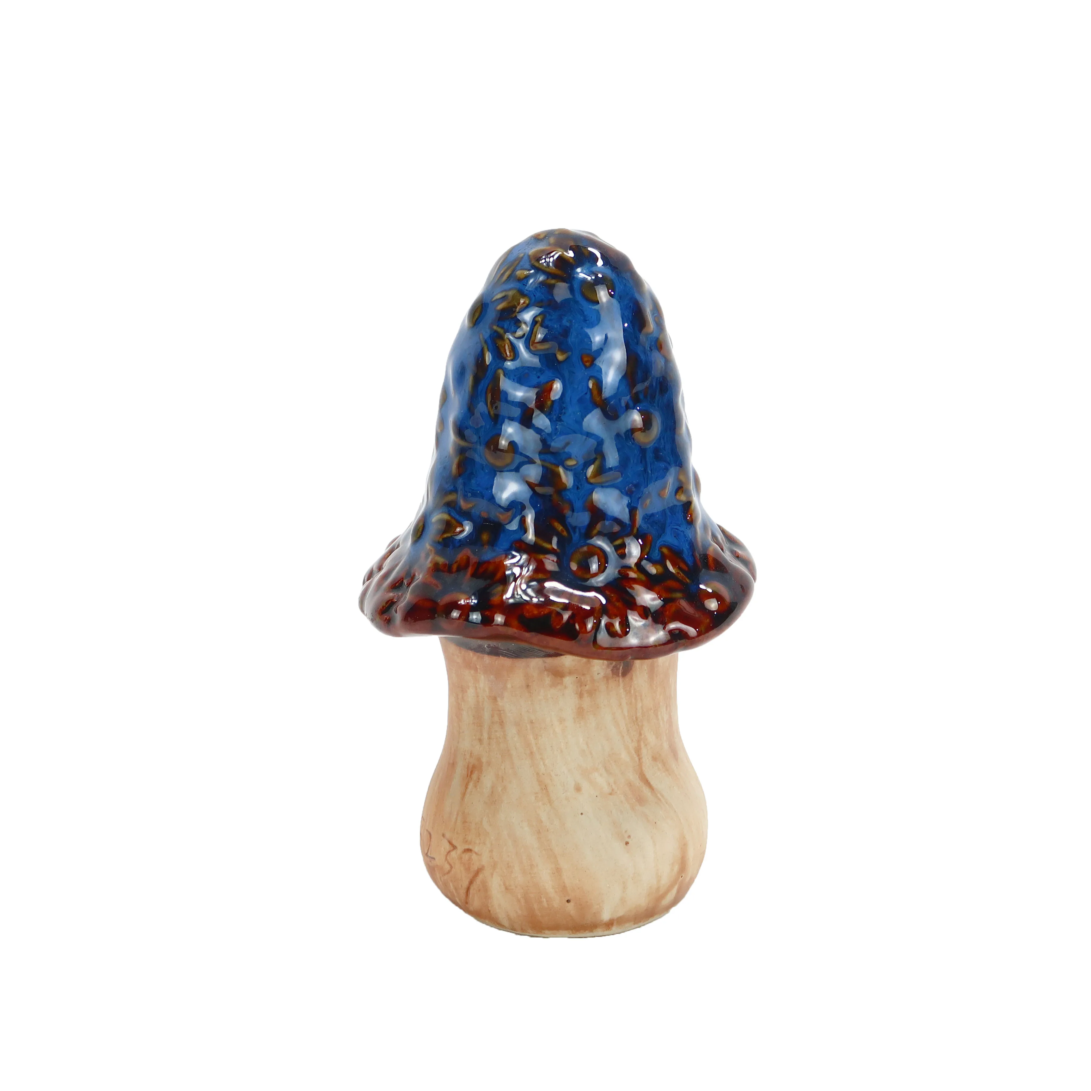 Small simulation plant mushroom decoration ceramic decoration garden set succulent potted ceramic ornament mushroom