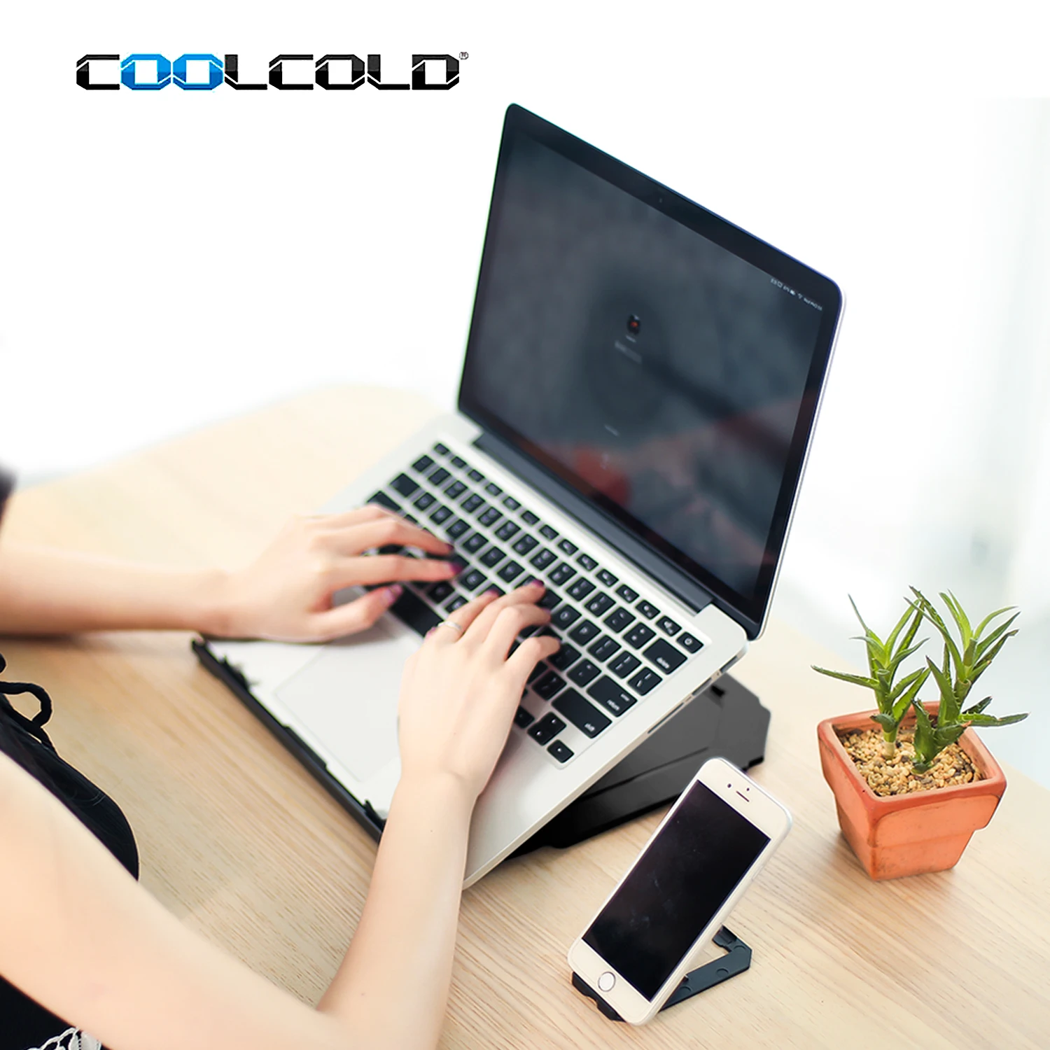 Coolcold уникальный дизайн Складная регулируемая подставка для ноутбука Вертикальная сверхмощная подставка для ноутбука