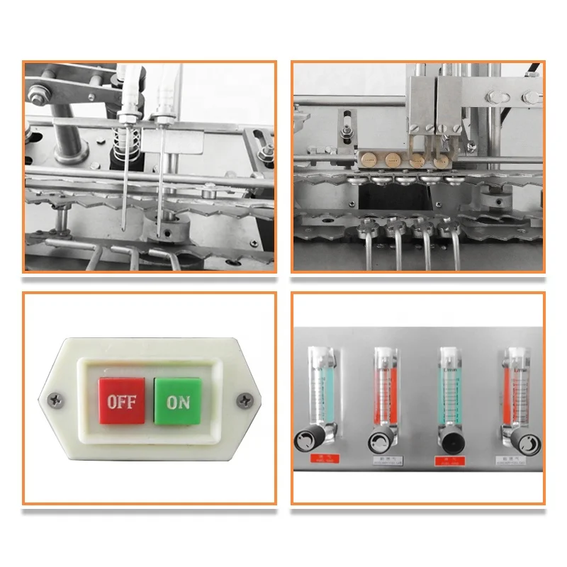 ALG-2 1-2ml 5-10ml 20ml Custom Bottle Glass Ampoule Filling And Sealing Machine