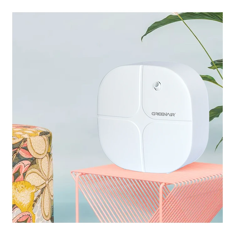 New Idea Lithoum Battery Cold Diffusing Essential Oil Wall Mounted Fragrance Oil Aroma Scent Diffuser Machine Air Freshener