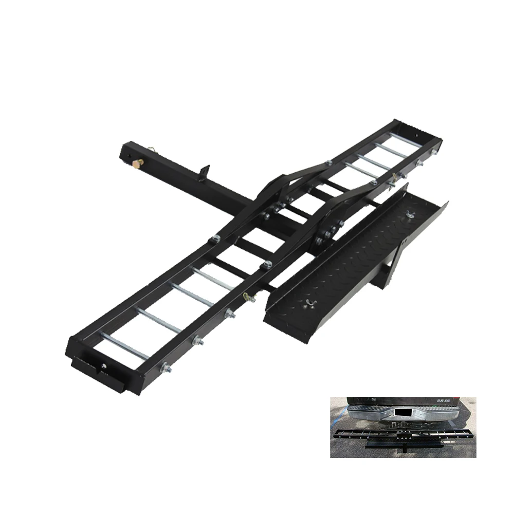 500lbs car suv rear hitch mount dirt bike scooter motorcycle carrier rack fit 2inch receiver