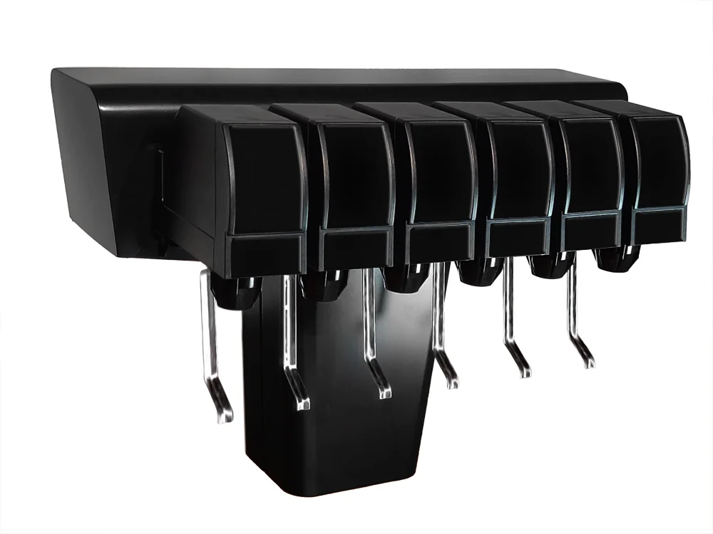 post mix soda fountain tower unit with under counter chiller to dispense carbonated soda drinks