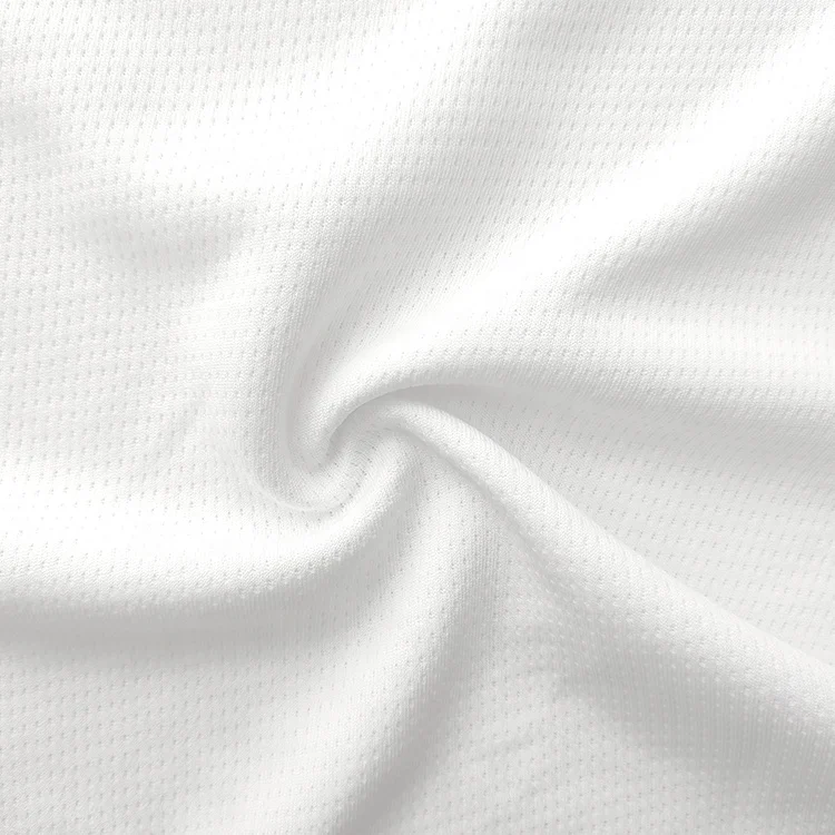 Wicking 100 polyester bird eye mesh knit sports jersey Sportswear fabric for football jersey