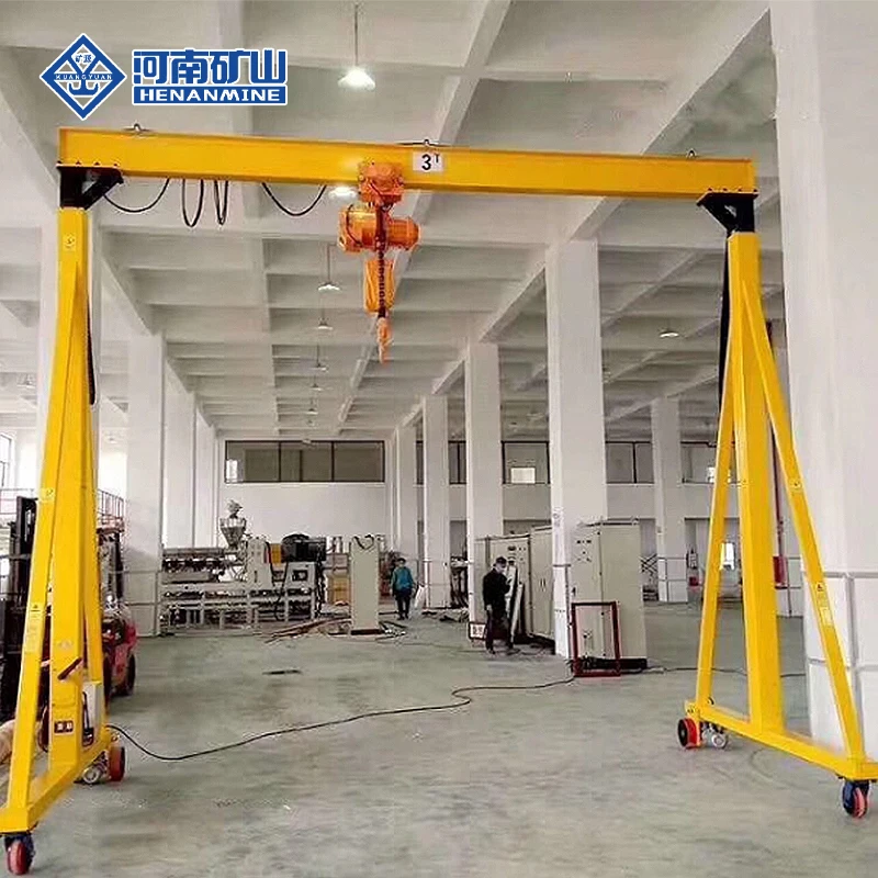 Height Adjustable Portable Mobile Gantry Cranes