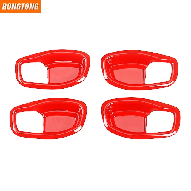 Hot Interior Accessories Door Inner Handle Bowl Frame Trim Cover for Jeep Renegade 2016+