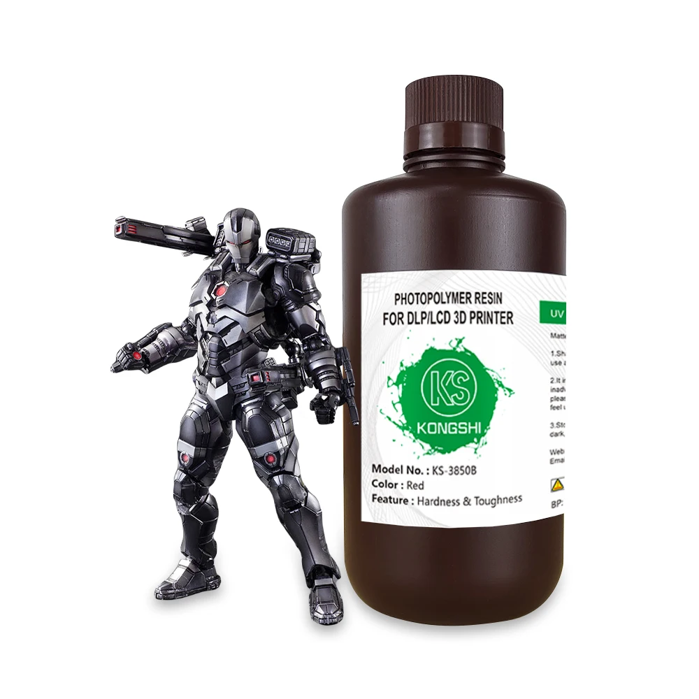 Liquid Photopolymer Model 3D Printer 1000g Red UV Resin
