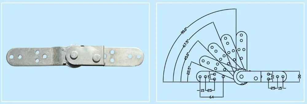  Функциональные металлические шарниры B025