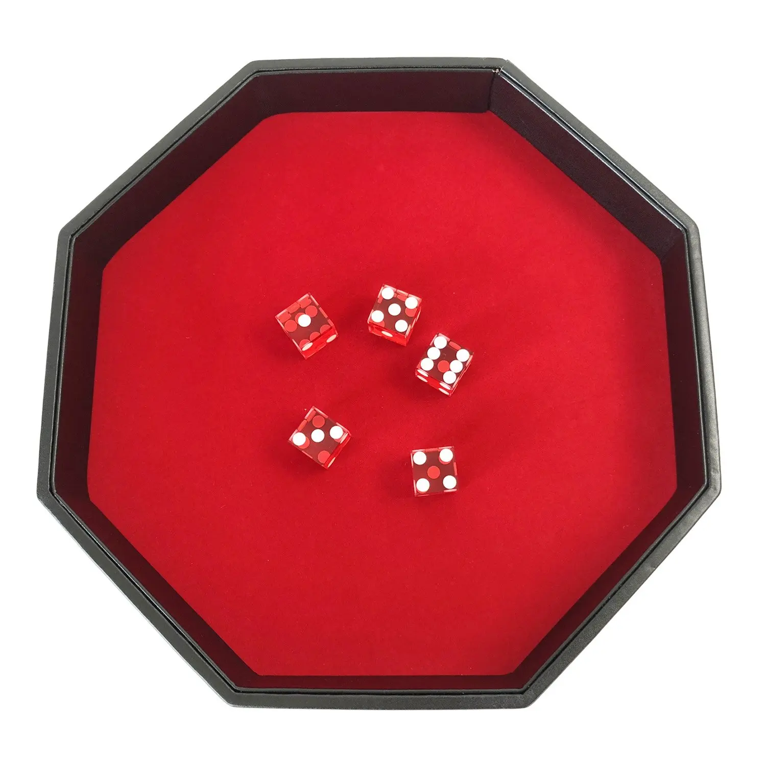 Custom Easy Dice 8 Inch Dice Tray with Lid and Dice wooden boxStaging Area