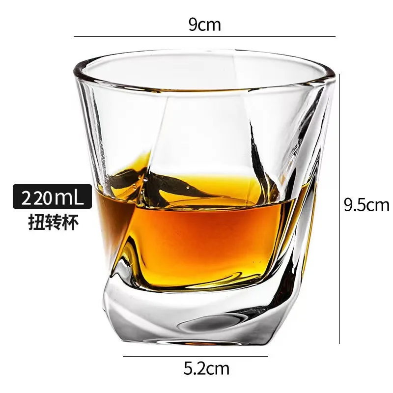 Jinbaijia custom unique shape high quality fancy sublimation round clear carved flat bottom glass whisky glass cup