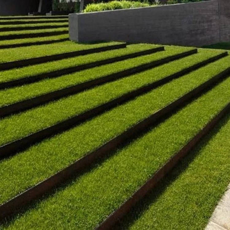 Landscaping Garden Edging For Lawn/Corten Steel Garden Lawn Edging/Hammer-in Steel Garden Metal Edging