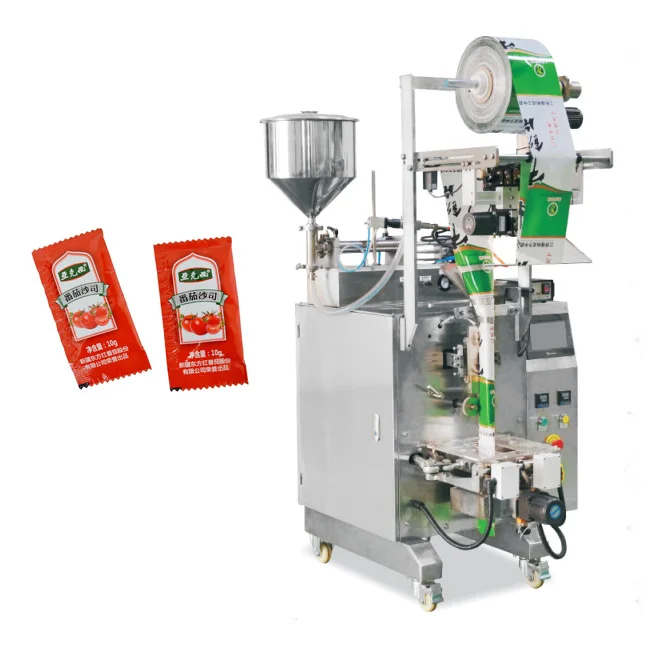 Automatic tomato ketchup chili sauce filling packing machine