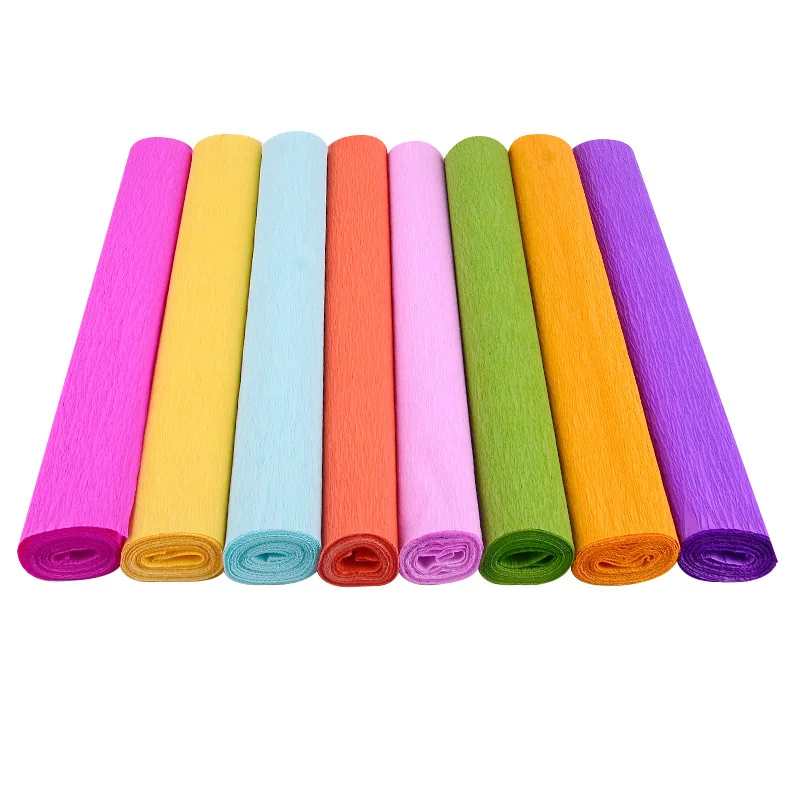 
Colorful thickened wrinkle paper kindergarten manual expansion paper 