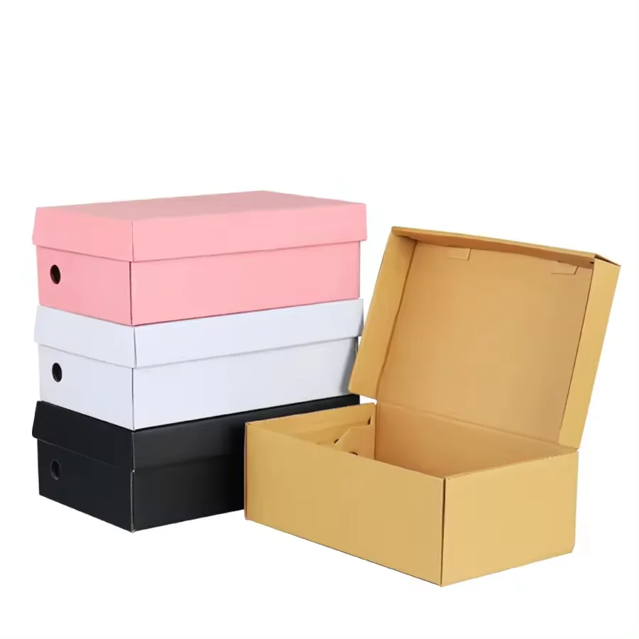 Custom Mailer Printed Apparel Boxes Corrugated Mailer Box Shoes Clothes Box Packaging With Logo
