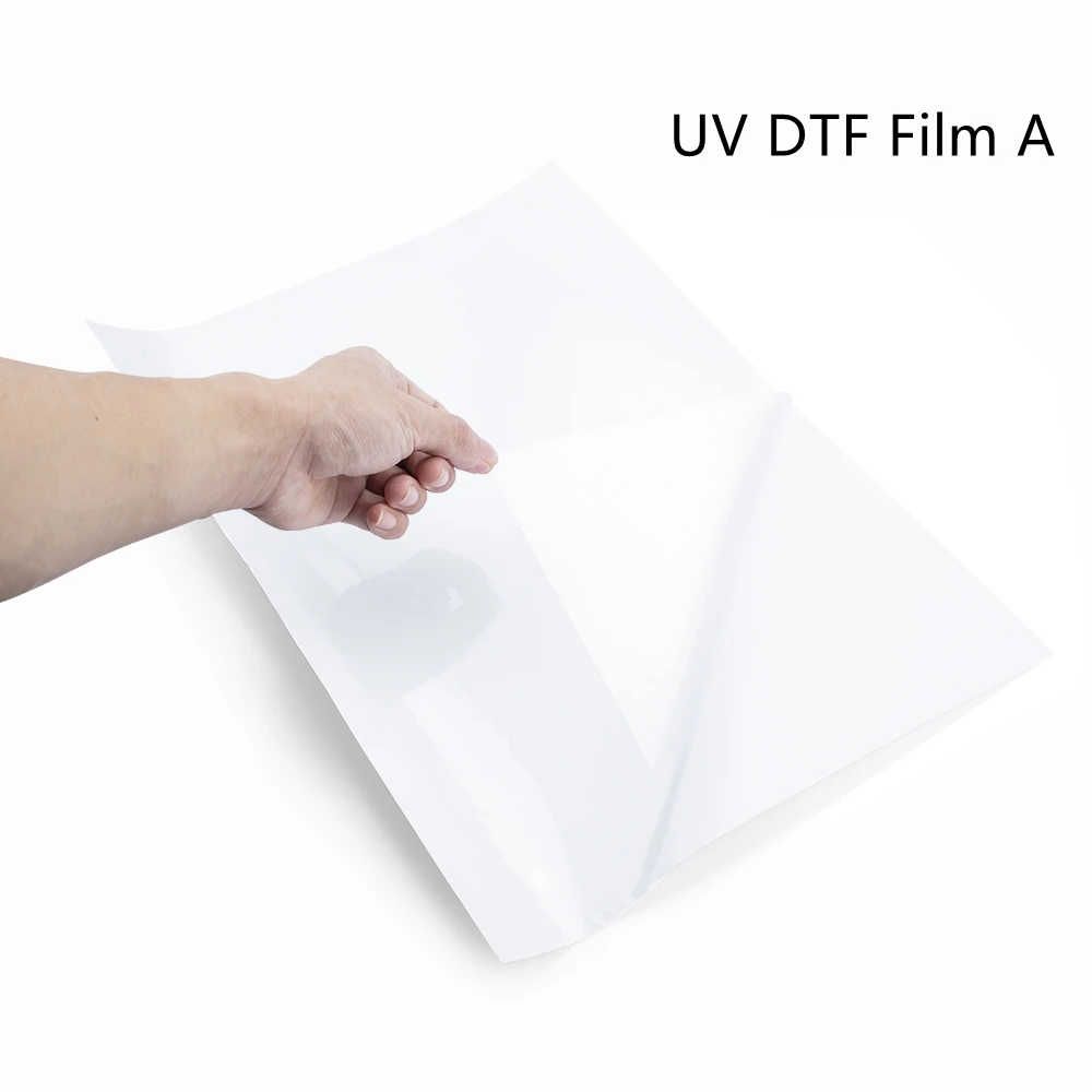 Ocbestjet A3 PET Film A B UV DTF Transfer Film to Glass Ceramic Metal Phone Case For UV DTF Printer