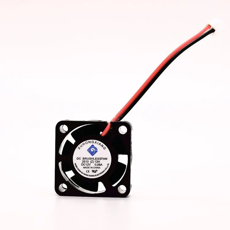 25mm dc brushless fan 25x25x10 mm 2510 5v 12 volt mini ventilateur cooling fan