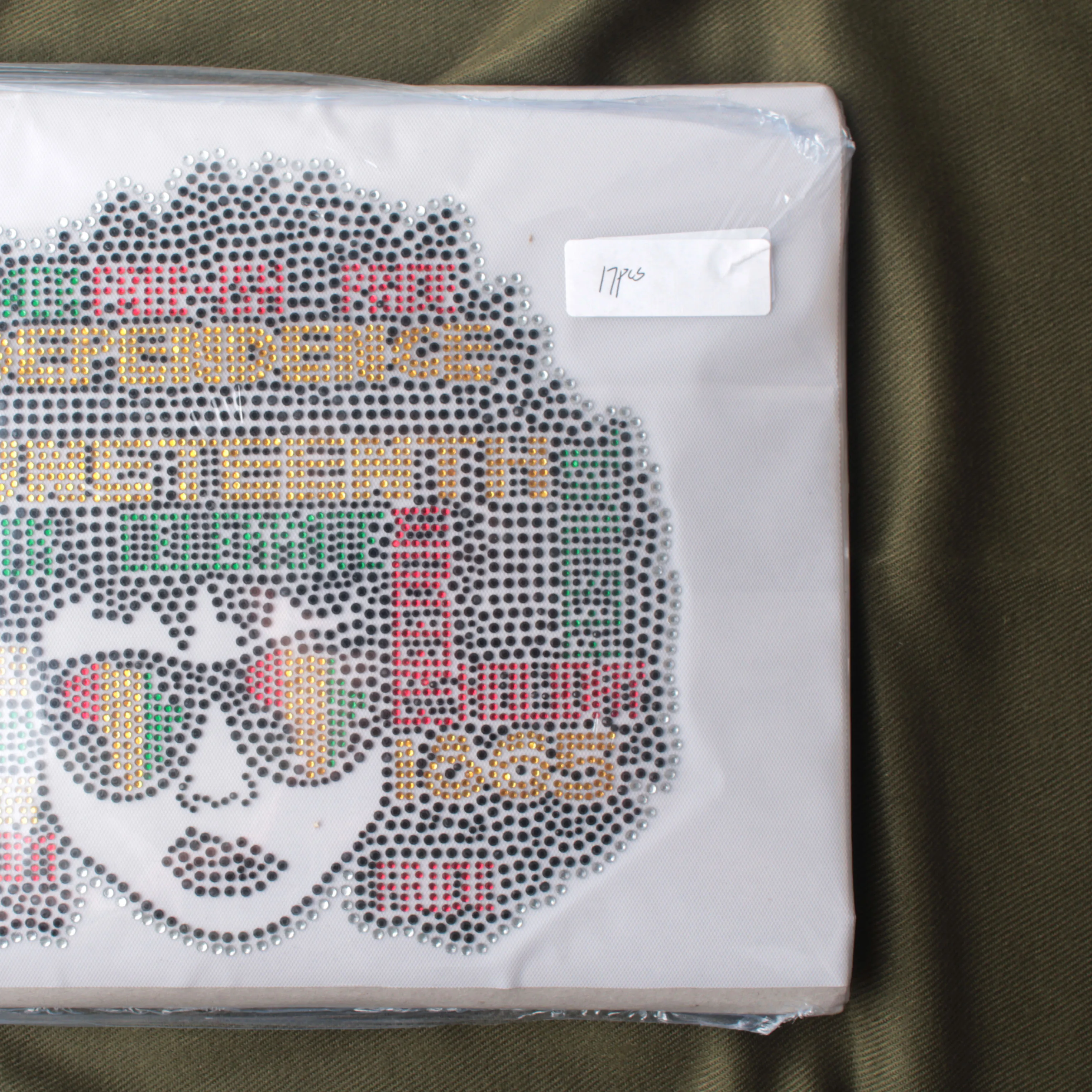 Afro Girl Rhinestone Transfer Wholesale Women Design Heat Transfer Rhinestone For Garment