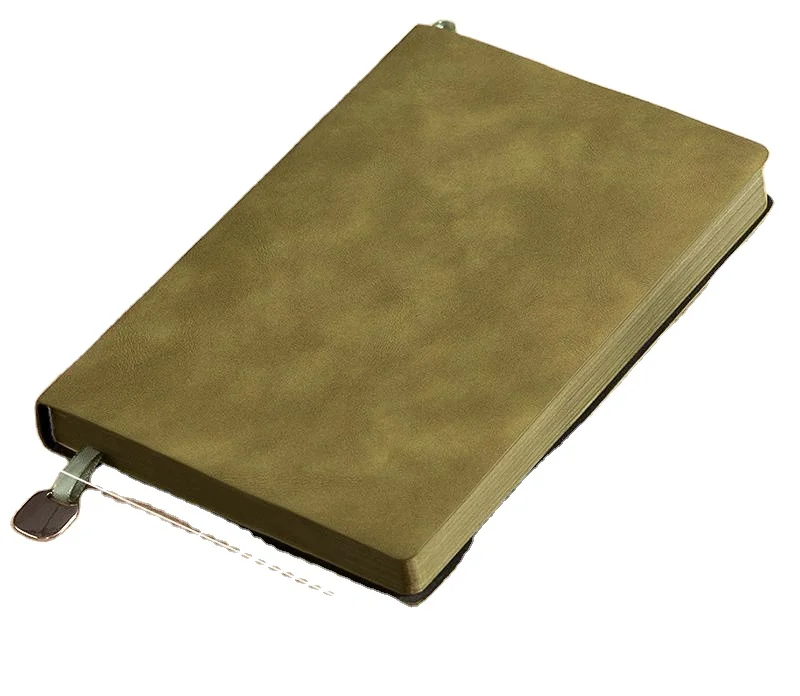 200sheets Thick Soft PU Leather A4 Academic University Student Record Notebook Journal