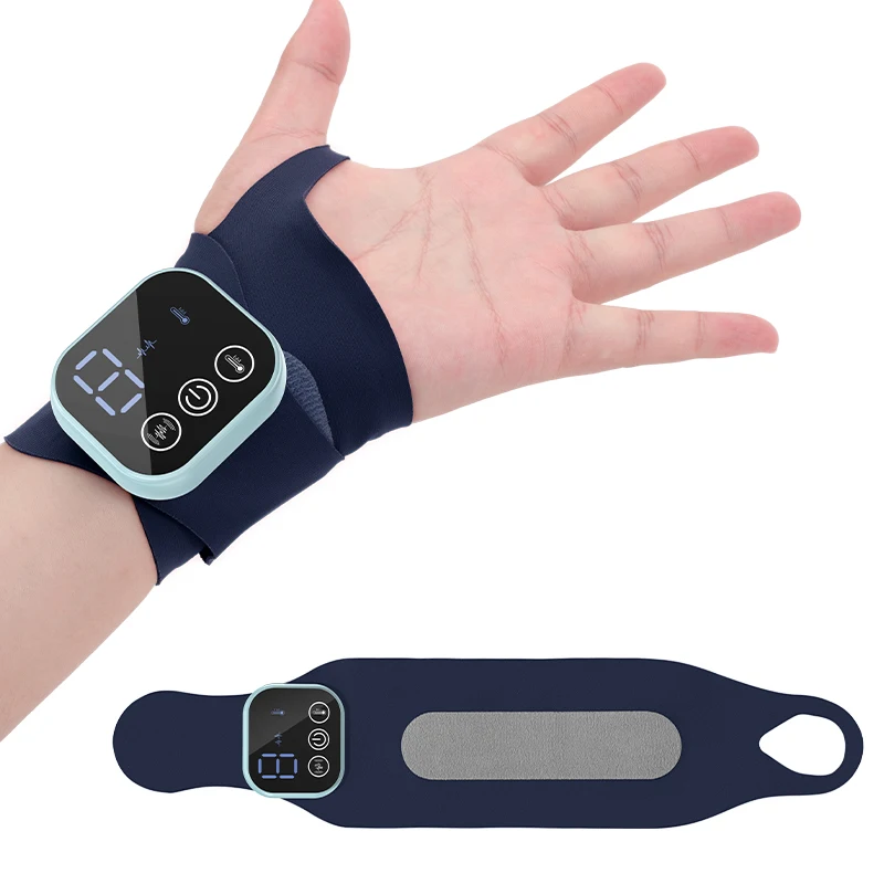 Warm Heating EMS Wrist Guards Massage Vibration Relieves Tenosynovitis Heating Compress Electric Tendon Sheath Wrist Brace